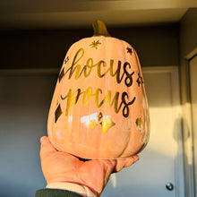 Load image into Gallery viewer, Custom Pink Ceramic Pumpkin