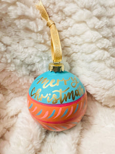 Personalized 3" Merry Christmas Ornament