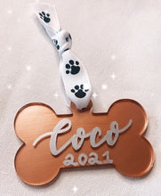 Load image into Gallery viewer, Acrylic Dog Bone Ornament