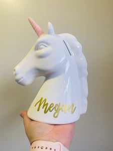 Personalized Unicorn Bank